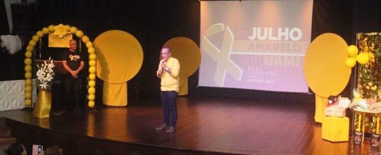 Campanha Julho Amarelo realiza 1.203 testes rápidos e leva informação e conscientização à população