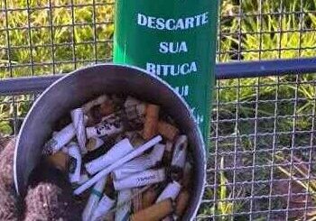 Mais de 7,5 mil bitucas de cigarro são coletadas em Caraguatatuba em junho