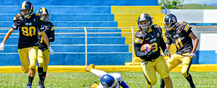 Caraguatatuba recebe segunda rodada do Campeonato Brasileiro de Futebol Americano