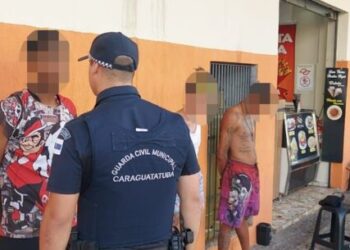 GCM de Caraguatatuba apreende quatro suspeitos de furto no Centro