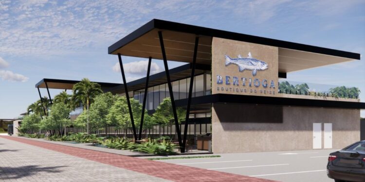 Novo atrativo turístico, Boutique do Peixe começa a ser construída em Bertioga (SP)