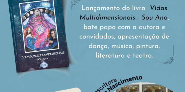 Sarau reúne música, dança, pintura, teatro e lançamento de livro sobre vidas passadas