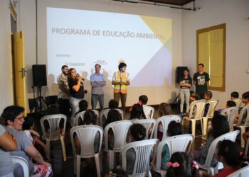 Tamoios realiza mais uma etapa do Projeto Tamoios & Univap de Educação Ambiental em escolas de Paraibuna