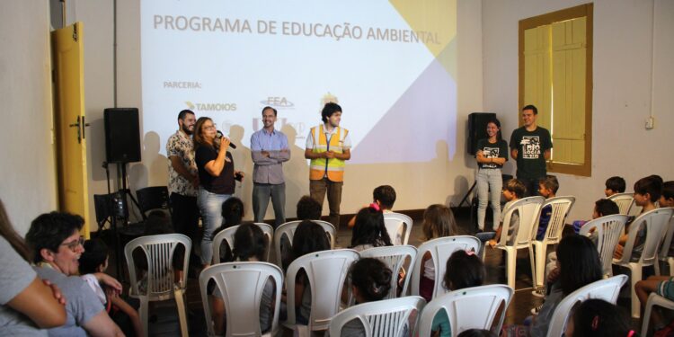 Tamoios realiza mais uma etapa do Projeto Tamoios & Univap de Educação Ambiental em escolas de Paraibuna