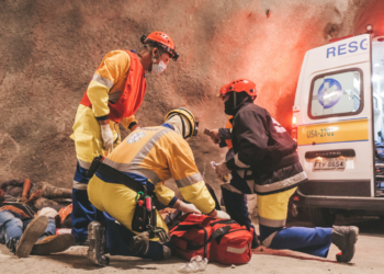 Tamoios realiza simulado de acidentes dentro do maior túnel rodoviário do Brasil