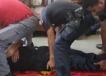 GCM faz treinamento em Socorros Primários na sede do Corpo de Bombeiros