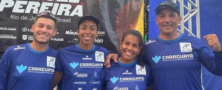Dupla feminina de Caraguatatuba é top 5 no Circuito Mundial de Vôlei de Praia