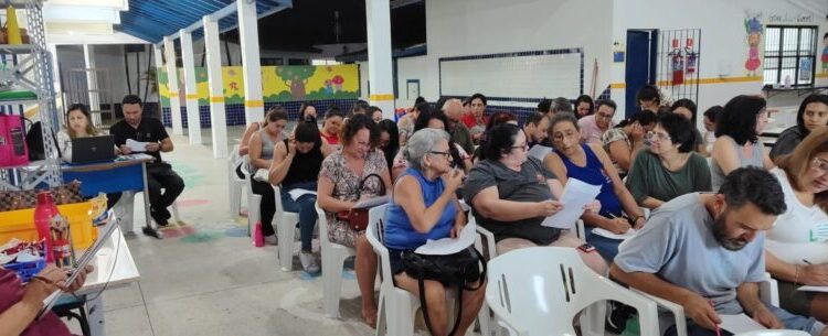 Mais de 40 servidores de escola do Massaguaçu recebem noções de ética no serviço público