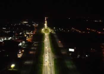 Prefeitura de Bertioga (SP) conclui iluminação em mais 3 km da Rodovia Rio Santos entre os bairros Jardim Raphael e Indaiá
