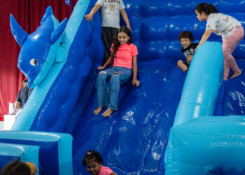 Prefeitura de Bertioga promove festa de Dia das Crianças para pacientes do NACE e Equoterapia