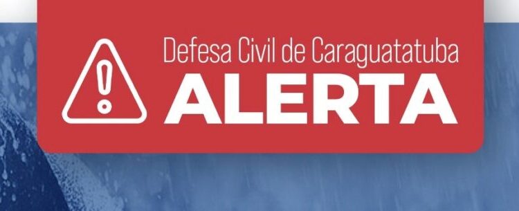 Defesa Civil de Caraguatatuba alerta para frente fria na região, com pancadas de chuvas e rajadas de vento