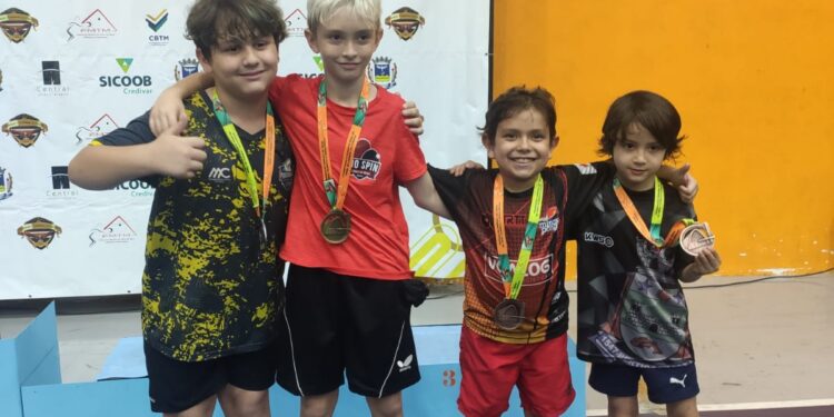 Prodígio do tênis de mesa de Bertioga fatura mais uma medalha em competição