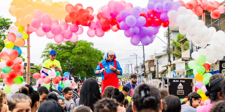 Sábado é dia de brincar em Bertioga com o Ruas Praças de Lazer