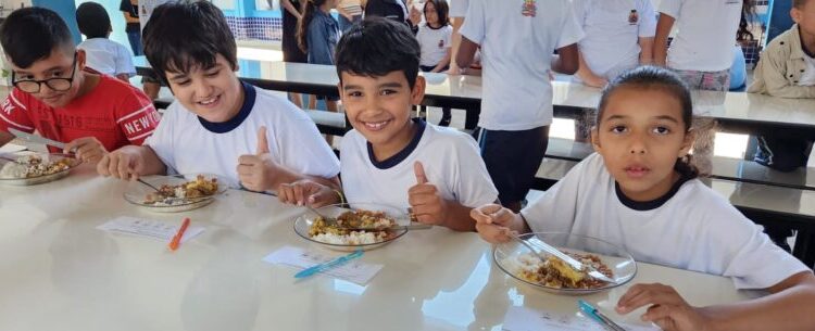 Alunos da rede municipal iniciam degustação das receitas finalistas do Projeto Chef Caraguá