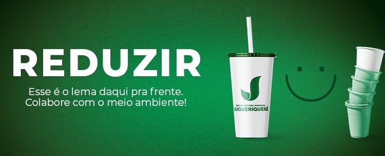 Prefeitura de Caraguatatuba lança copos personalizados com logomarca do Parque Juqueriquerê