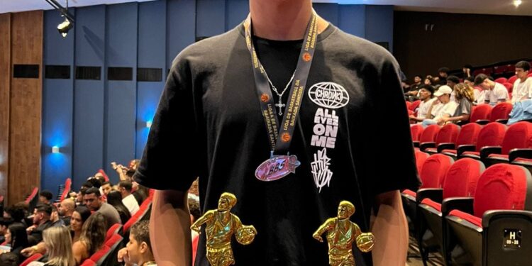 Talento de Bertioga é melhor jogador e maior pontuador de Liga de Basquete