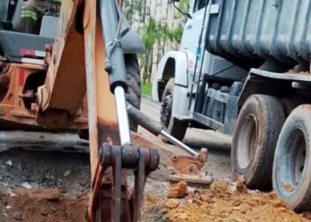 Balneário Golfinhos, Terralão e Jaraguazinho recebem obras de rede de esgoto