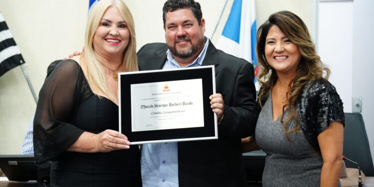 Marcelo Henrique Barbieri Bocato recebe Título de Cidadão Caraguatatubense