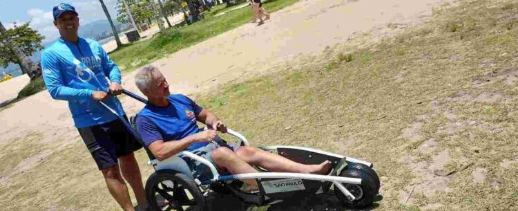 Programa Praia Acessível não funcionará neste domingo devido à prova do concurso público