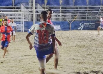 Segundo dia do Municipal de Beach Soccer agita Arena Verão Esportiva no Indaiá