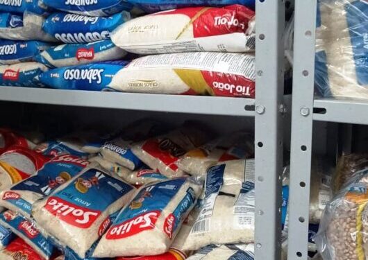 Fundo Social entrega alimentos arrecadados no Bloco da Solidariedade às instituições sociais