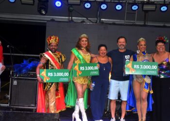 Eleita a corte momesca de Caraguatatuba para o Carnaval 2024