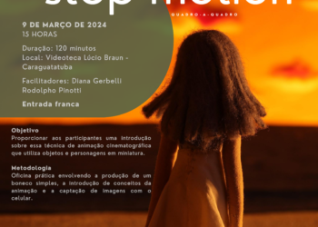   Videoteca Lúcio Braun recebe oficina de stop motion e sessão de curtas