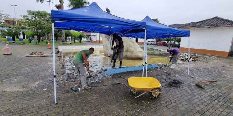     Fundacc retira espelho d’água e amplia ocupação artística da Praça do Caiçara