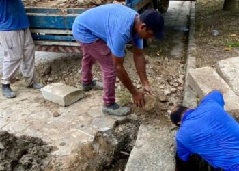 Prefeitura leva trabalho de limpeza e contenção de erosão para ruas do Perequê Mirim