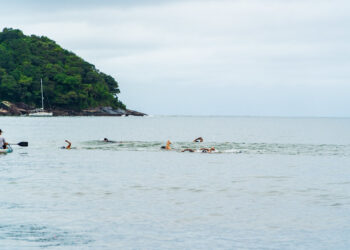 Natação em Águas Abertas desafia esportistas  em Bertioga neste domingo (10)