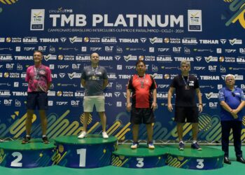 Bertioga brilha no brasileiro de tênis de mesa com duas medalhas de prata