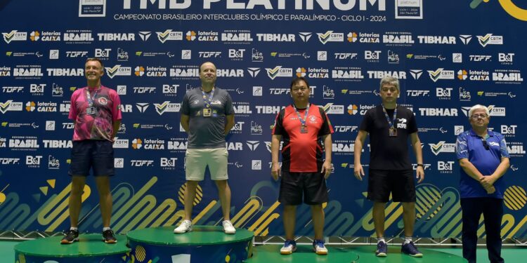 Bertioga brilha no brasileiro de tênis de mesa com duas medalhas de prata