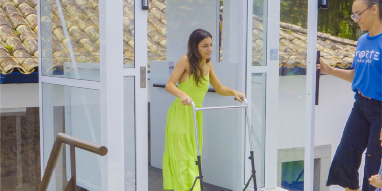 Elevador do Forte São João em Bertioga está em operação