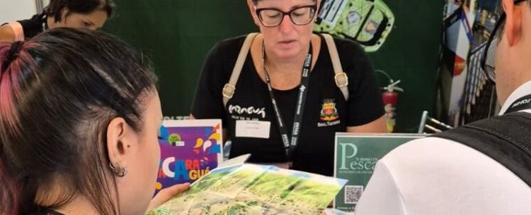 Caraguatatuba expõe na maior feira de pesca do Brasil e leva opções de turismo náutico para atrair novos visitantes