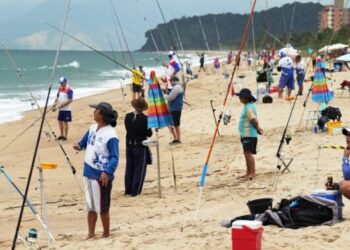 Caraguatatuba espera 100 participantes na 1º Etapa de Pesca do Campeonato Paulista na praia do Massaguaçu