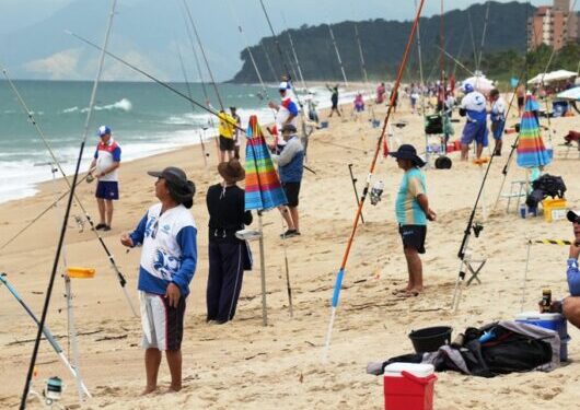 Caraguatatuba espera 100 participantes na 1º Etapa de Pesca do Campeonato Paulista na praia do Massaguaçu
