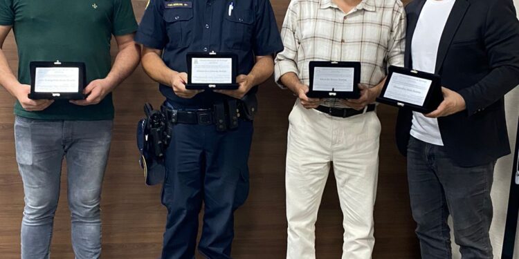 GCMs recebem homenagem da Câmara Municipal de Bertioga