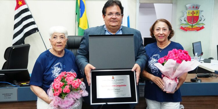 Água Viva Coral recebe honraria de Mérito Cultural da Câmara Municipal
