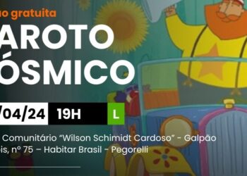 Cinema nos Bairros tem sessão com pipoca no Pegorelli
