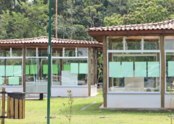 Entrada de veículos no Parque Juqueriquerê está restrita devido a obras na rodovia SP-55