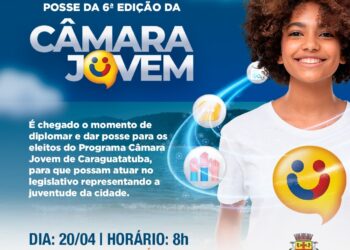 Programa Câmara Jovem: Sessão Solene de posse integrará programação do aniversário de Caraguatatuba