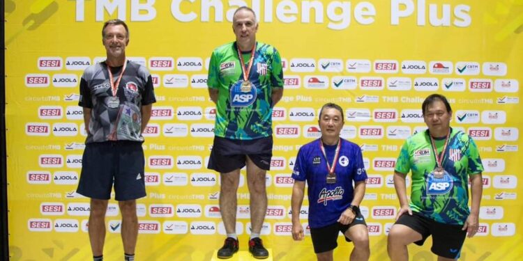 Mesatenistas de Bertioga Brilham no TMB Challenge Plus