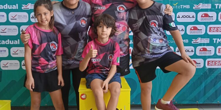 Mesatenistas de Bertioga são destaque em  torneio estadual