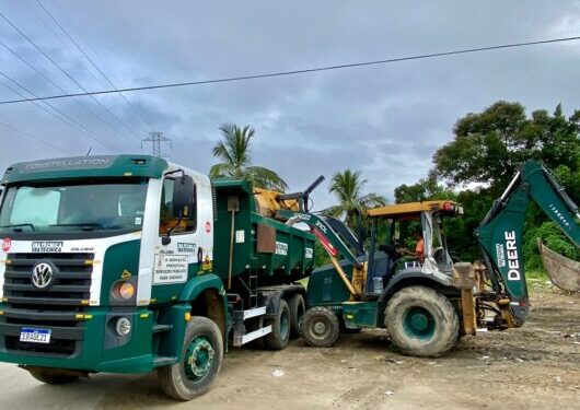 Serviços de limpeza estão em bairros da região Sul de Caraguatatuba