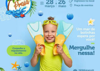 Um mar de diversão para a criançada no Serramar Shopping