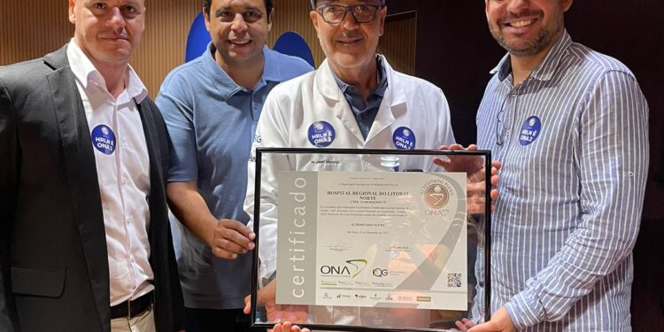 Tato Aguilar participa de evento de certificação no Hospital Regional do Litoral Norte 