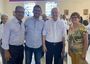    Tato Aguilar participa de celebrações em homenagem aos 25 anos da Diocese de Caraguatatuba