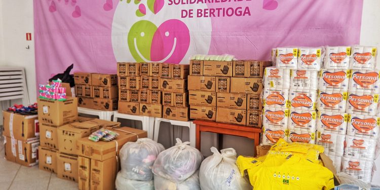 Fundo Social de Solidariedade de Bertioga encaminha doações para o RS