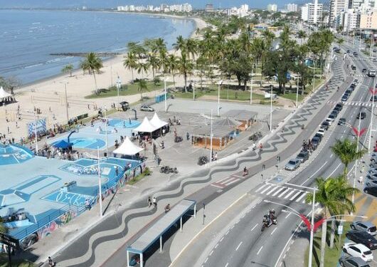 Prefeitura de Caraguatatuba fecha trecho da avenida da praia para ‘Rua do Lazer’ no domingo