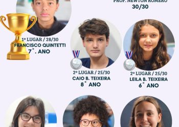 *Alunos do 6º ao 9º ano do Instituto Educacional e Cultural Paideia comemoram participação na 1ª fase da Olimpíada Brasileira de Língua Inglesa*